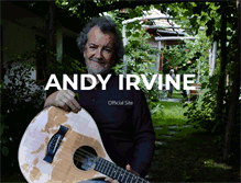 Tablet Screenshot of andyirvine.com